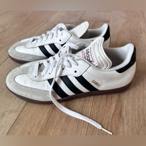 adidas Other - adidas Samba Classic Sneakers White with Black Stripes